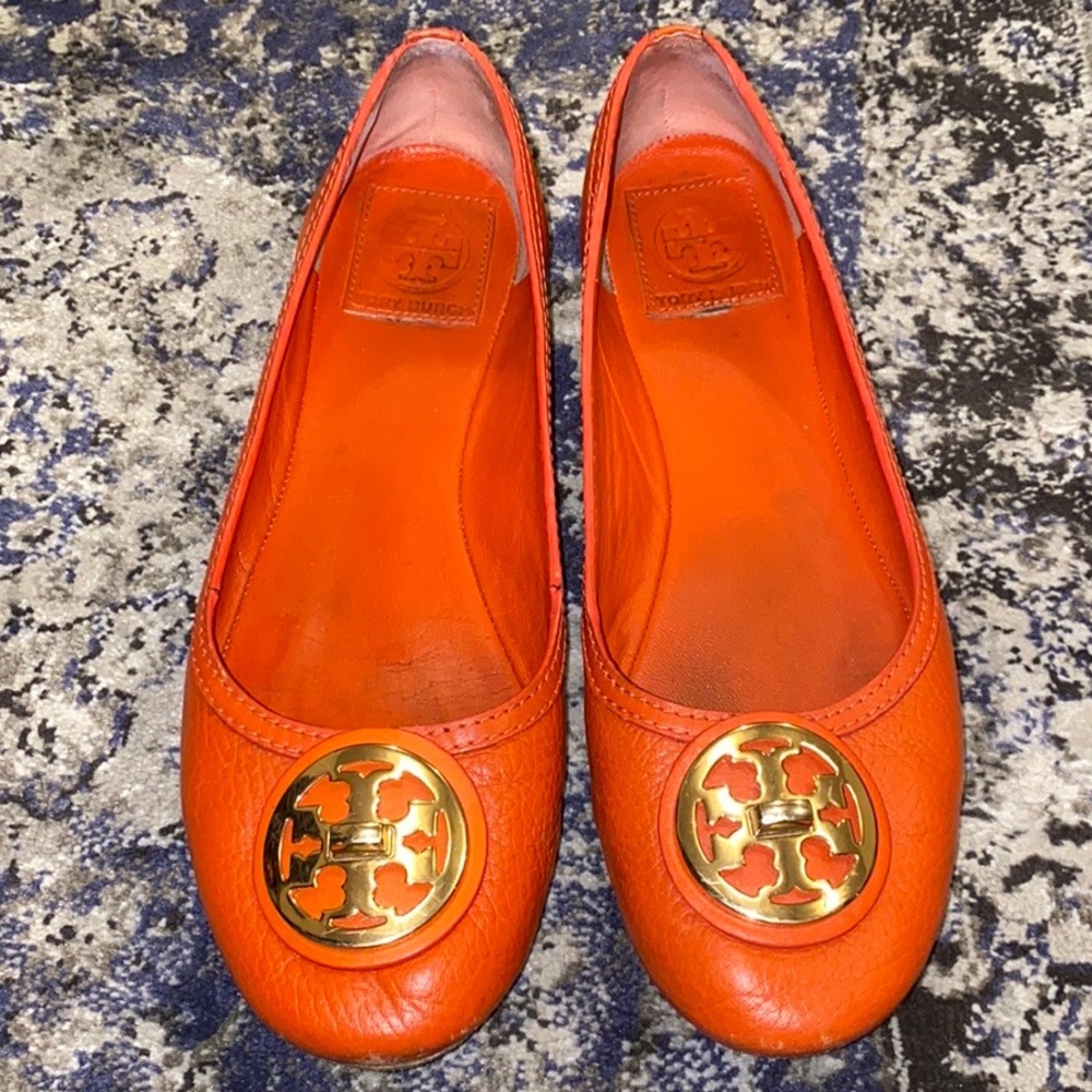 Tory Burch Flats - Sz 8 - Orange 🍊